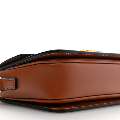Celine Calfskin Triomphe Canvas Teen Triomphe Bag Tan 10 of 11