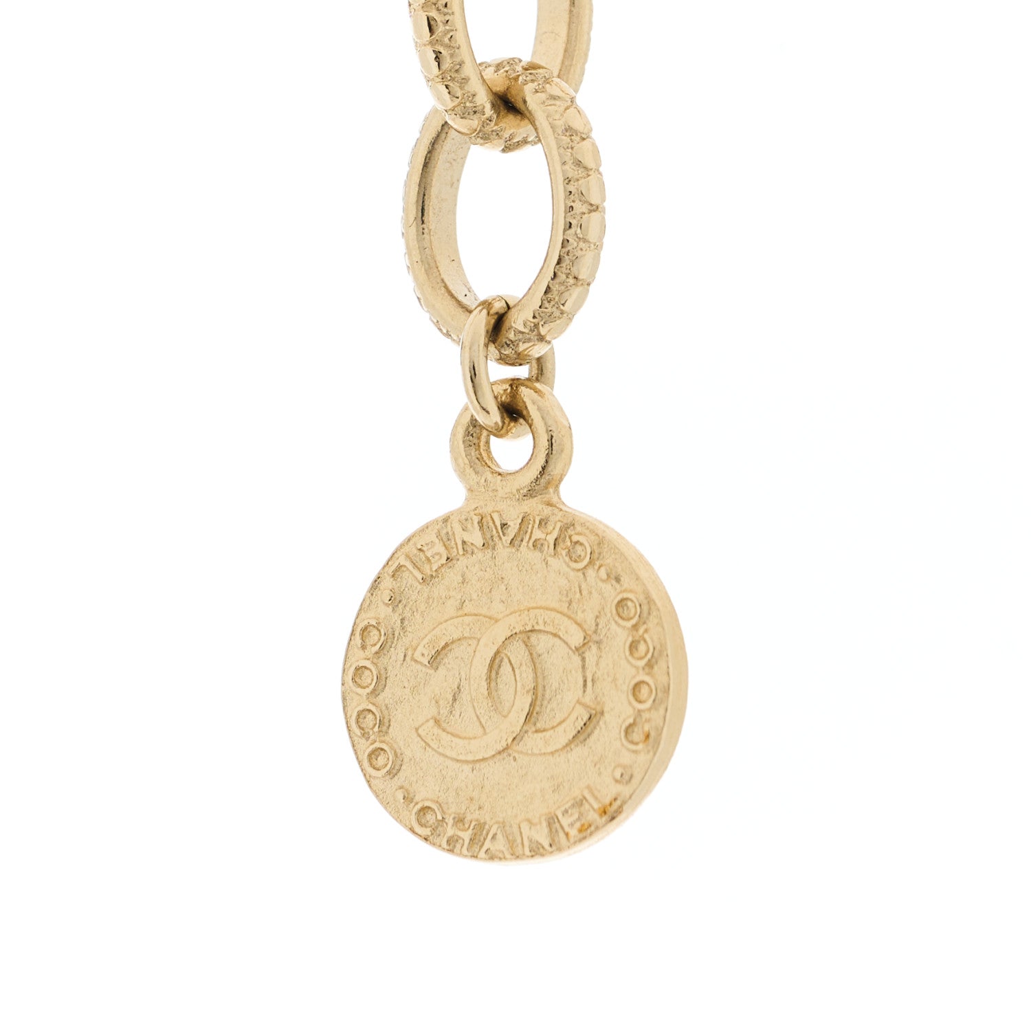 Chanel Pearl CC 100th Anniversary Necklace Light Gold 5 of 7
