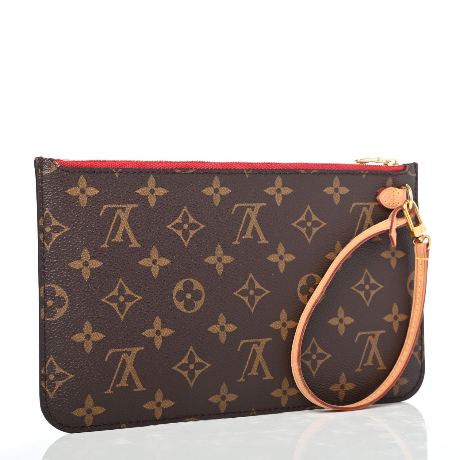 Louis Vuitton Monogram Neverfull MM GM Pochette Cherry 2 of 4