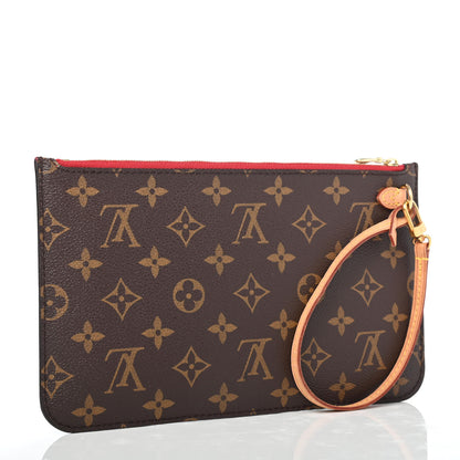 Louis Vuitton Monogram Neverfull MM GM Pochette Cherry 2 of 4