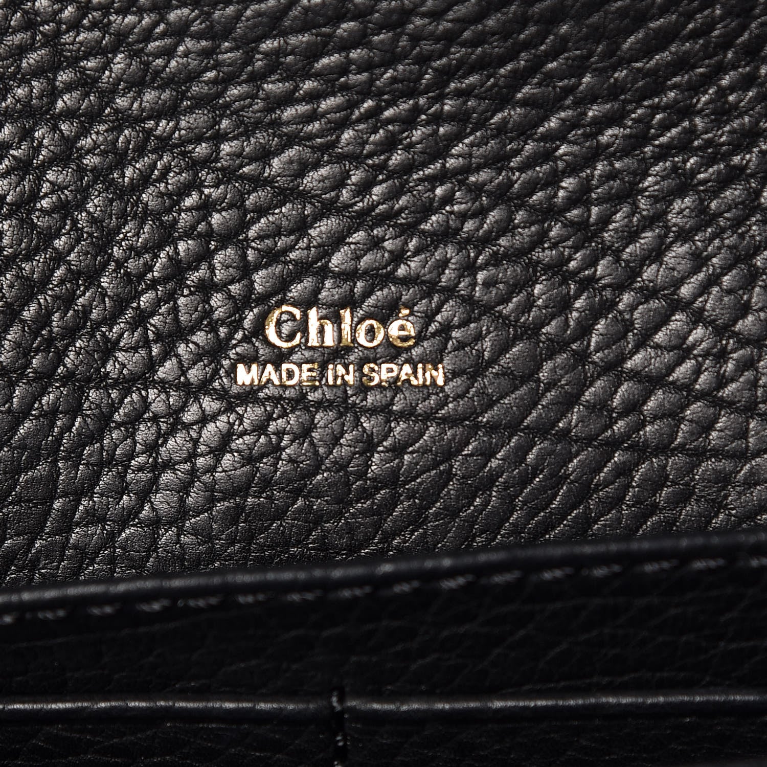 Chloe Calfskin Aurore Wallet on Chain Black 6 of 10