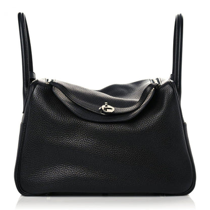 Hermes Taurillon Clemence Lindy 34 Black 1 of 12