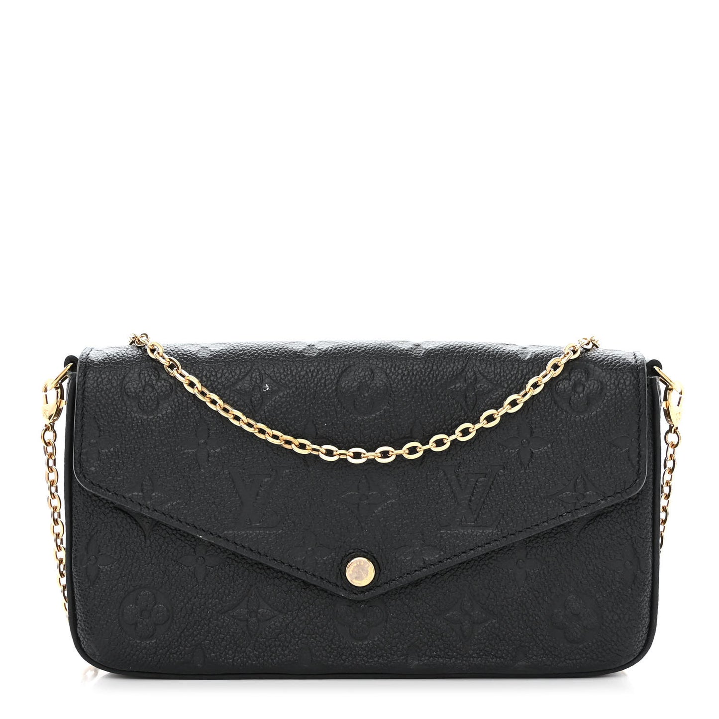 Empreinte Pochette Felicie Chain Wallet Black