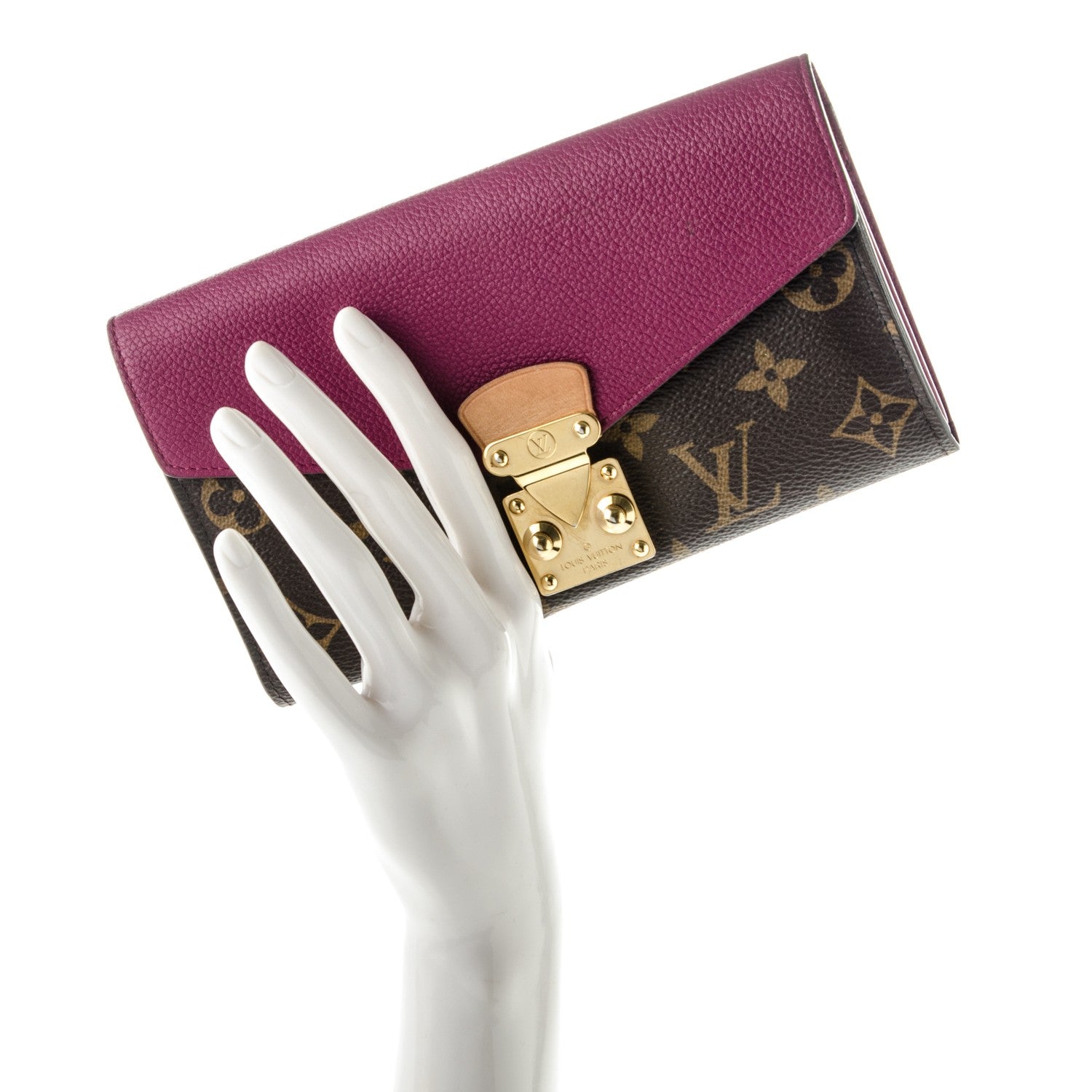 Louis Vuitton Monogram Pallas Wallet Aurore 2 of 7