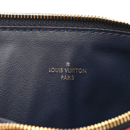 Louis Vuitton Empreinte Felicie Chain Wallet Zippered Insert Marine Rouge 6 of 6