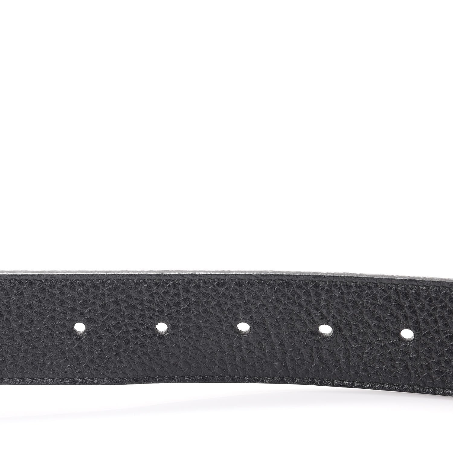 Gucci Calfskin Double G Reversible 37mm Belt 70 28 Black Cocoa 8 of 9