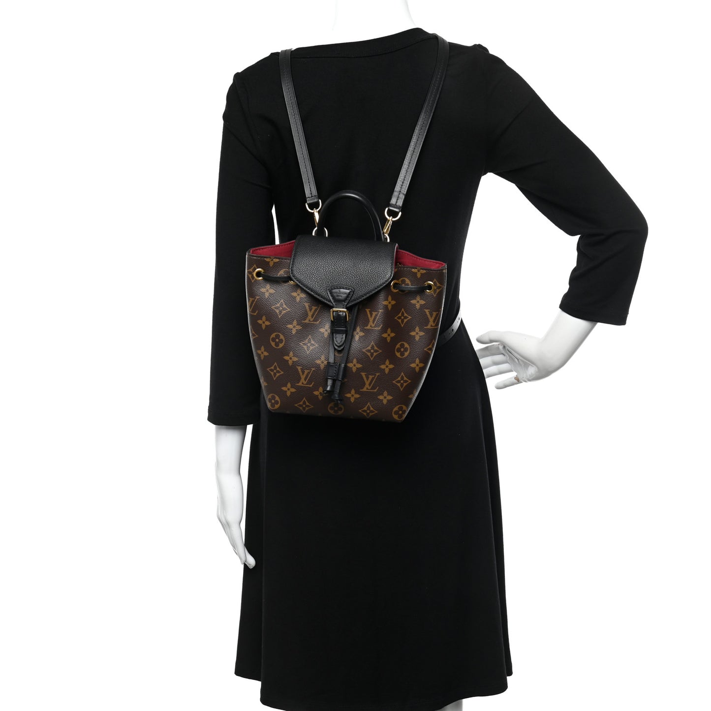 Monogram BB Montsouris NM Backpack Black