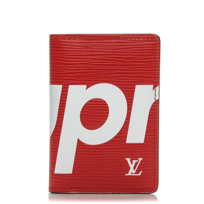 Louis Vuitton X SUPREME Epi Pocket Organizer Red 1 of 7