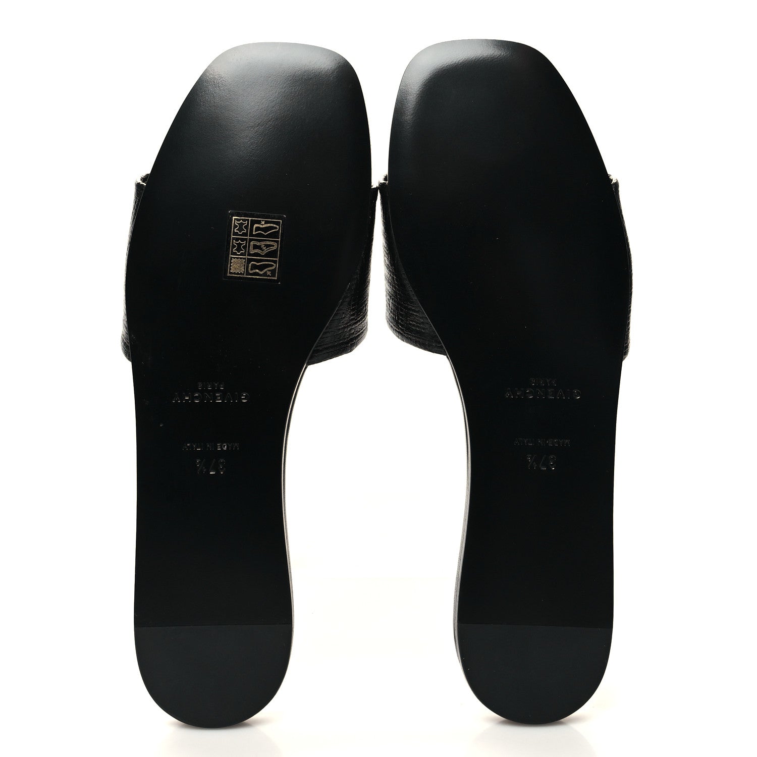 Givenchy Logo 4G Flat Sandals 37.5 Black 5 of 9