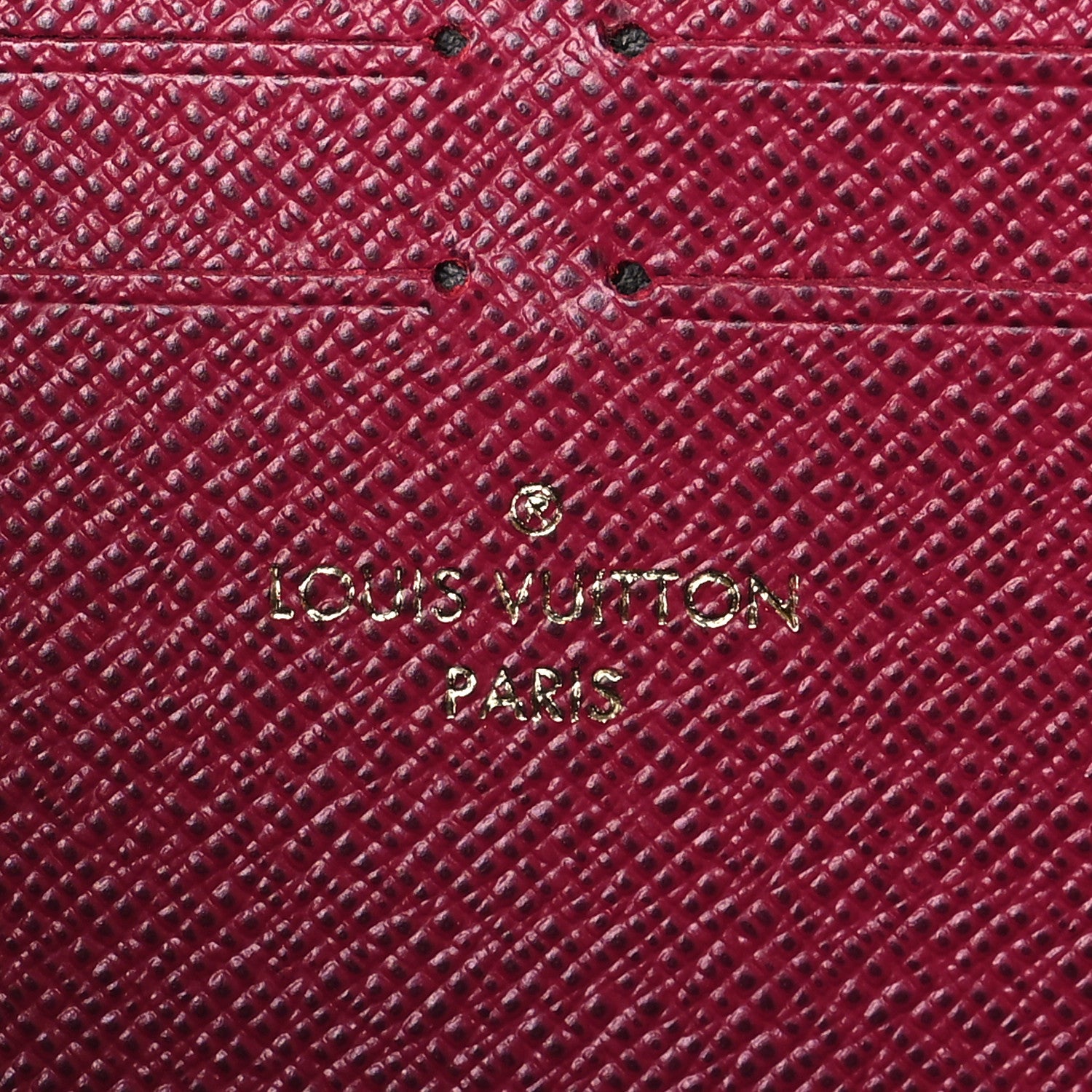 Louis Vuitton Monogram Clemence Wallet Fuchsia 6 of 6