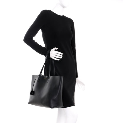 Saint Laurent Calfskin Large Shopping Tote Black 2 of 9