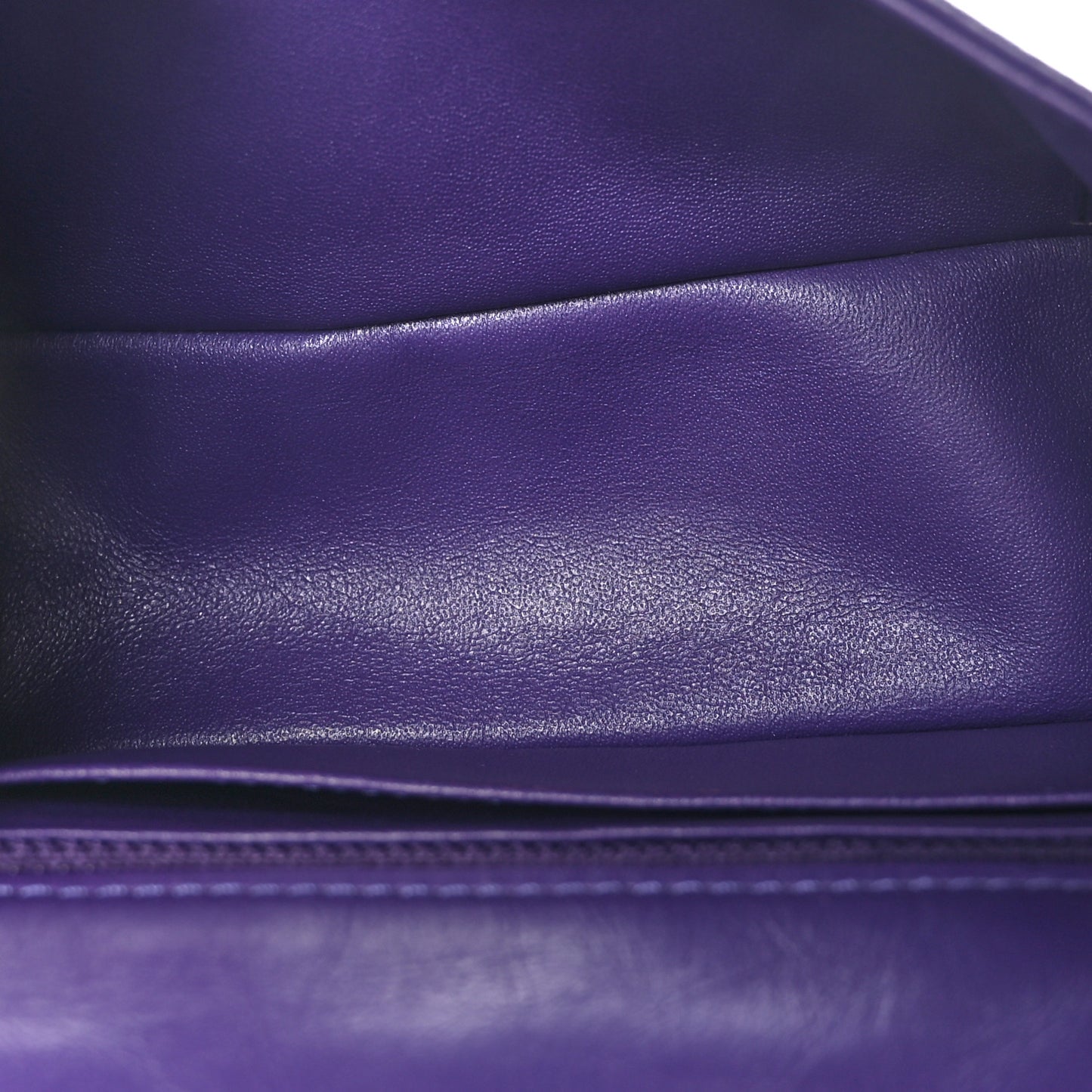 Aged Calfskin Quilted 2.55 Reissue Mini Flap Purple