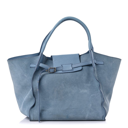 Celine Suede Supple Grained Calfskin Medium Big Bag Slate Blue 1 of 22
