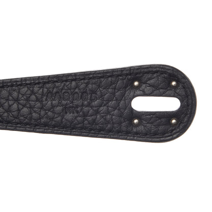 Hermes Taurillon Clemence Verso Lindy 30 Black Toffee 7 of 8