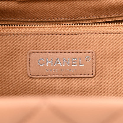 Chanel Caviar Quilted Large Coco Handle Shopping Tote Beige 9 of 13