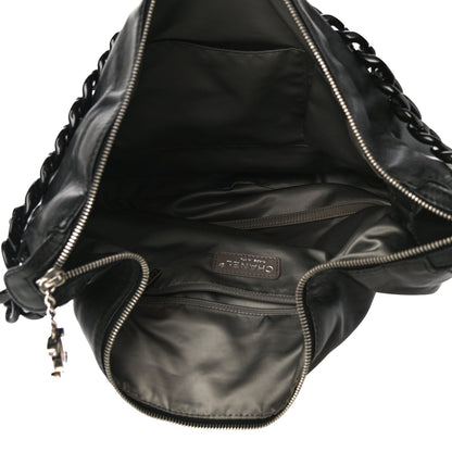 Chanel Calfskin Modern Chain Hobo Black 5 of 10
