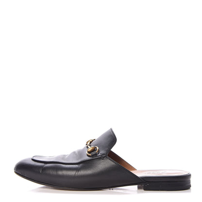 Gucci Calfskin Womens Princetown Slippers 39 Black 1 of 14