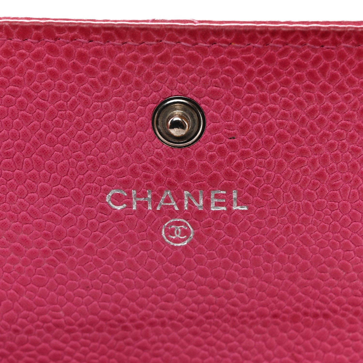 Chanel Caviar Quilted Large Gusset Flap Wallet Pink 4 of 17