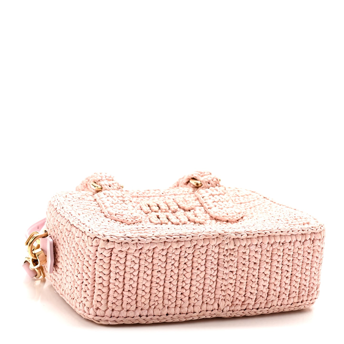 Crochet Calfskin S Narrow Arcadie Alabaster Pink