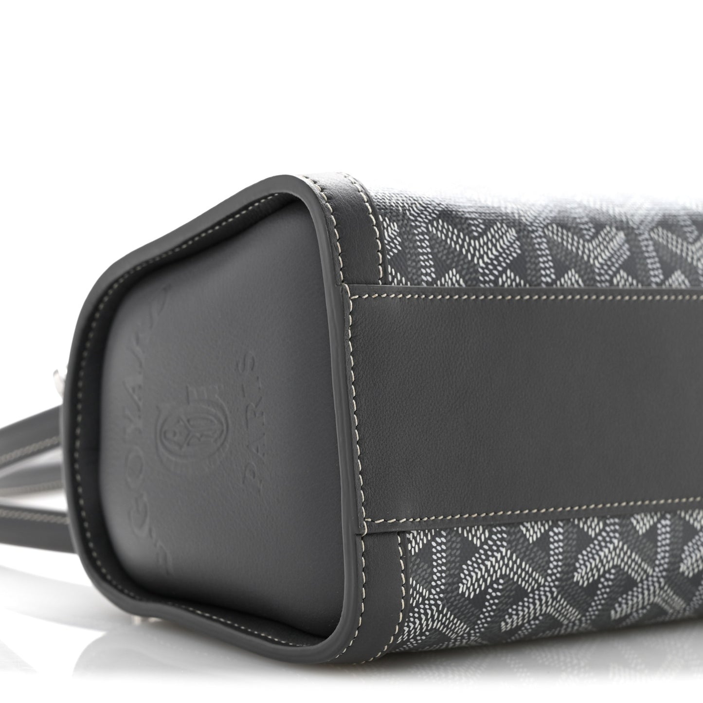 Goyardine Bonbonniere Bag Grey