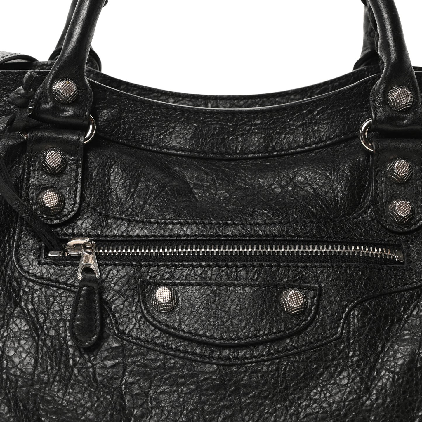 Agneau Giant 12 Silver Hardware City Black