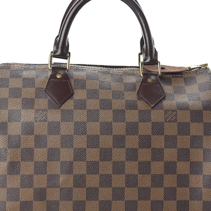Louis Vuitton Damier Ebene Speedy 30 7 of 9