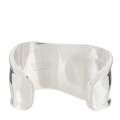 Tiffany Sterling Silver Small Elsa Peretti Right Wrist Bone Cuff Bracelet 2 of 3