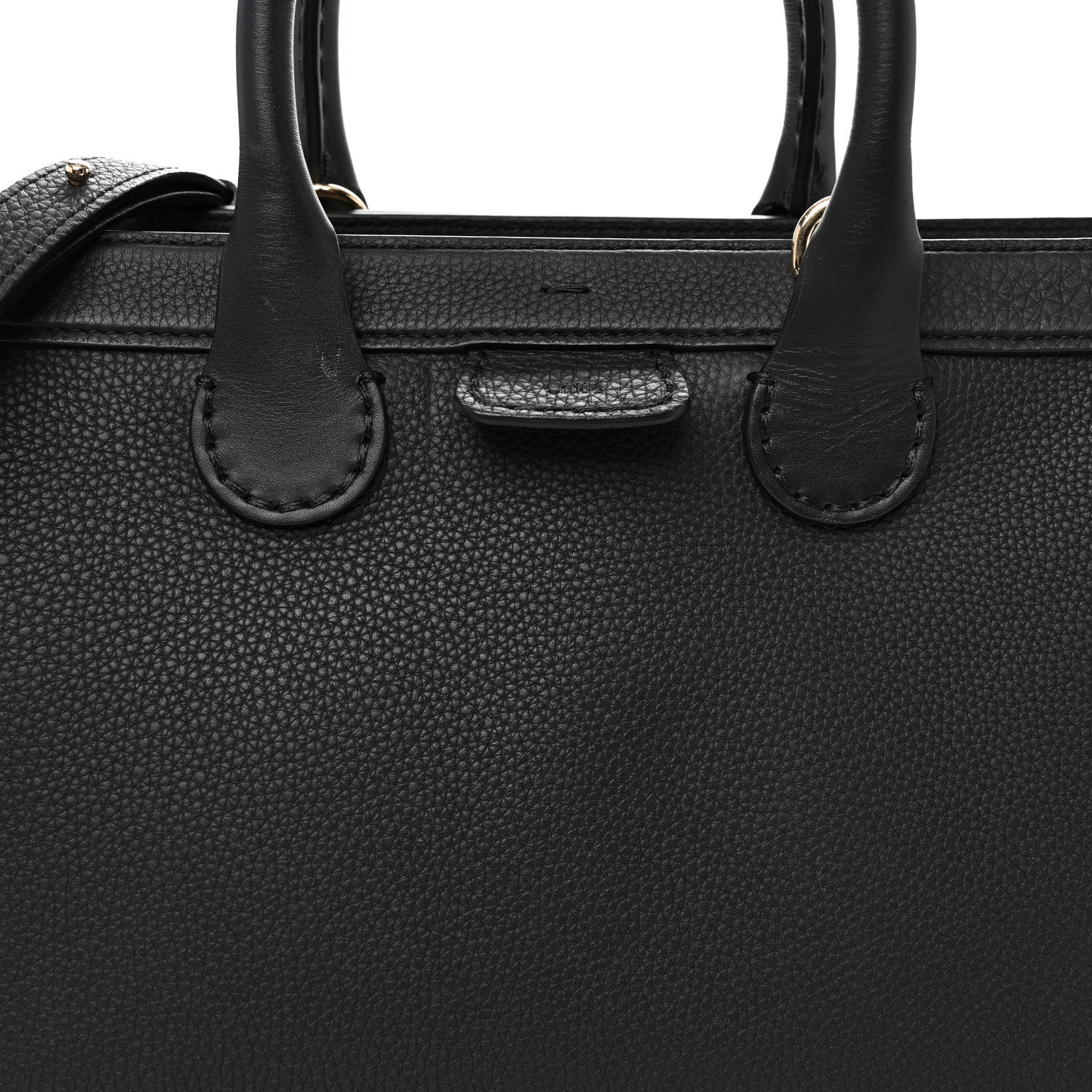 Chloe Grained Calfskin Small Edith Top Handle Bag Black 7 of 11