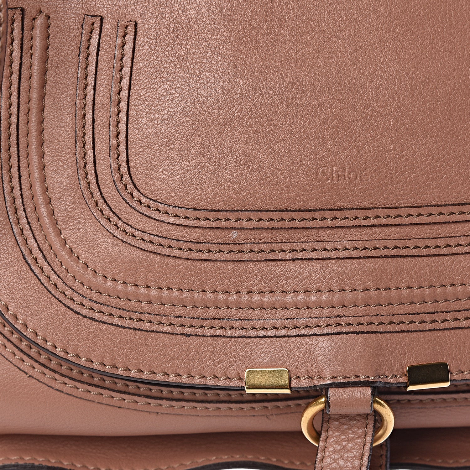 Chloe Calfskin Medium Marcie Satchel Nude 11 of 12