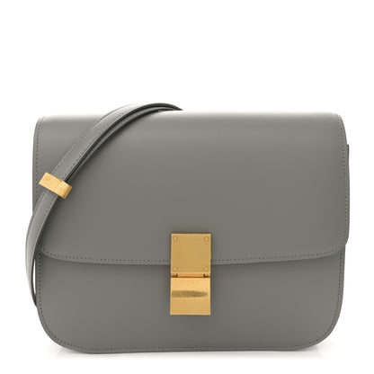 Celine Box Calfskin Medium Classic Box Flap Bag Light Charcoal 1 of 11