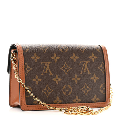 Louis Vuitton Reverse Monogram Dauphine Chain Wallet 3 of 11