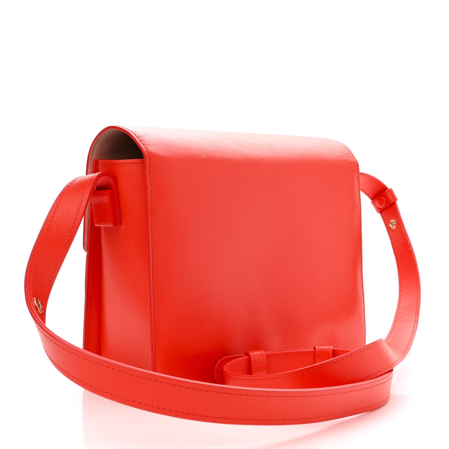Patent Calfskin PM Madame Shoulder Bag Red Nude