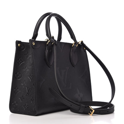 Louis Vuitton Empreinte Monogram Giant Onthego PM Black 3 of 8