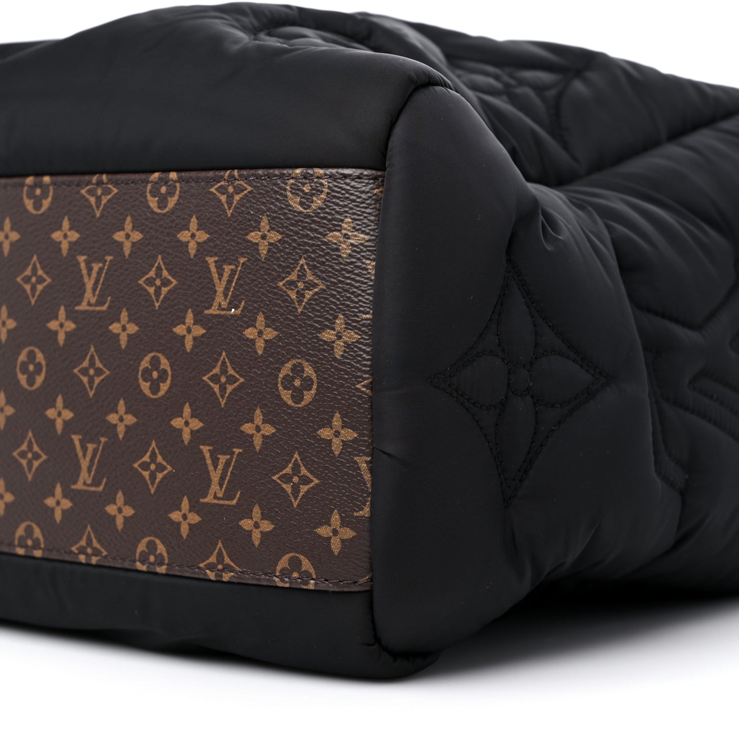 Econyl Monogram Pillow Giant Onthego MM Black