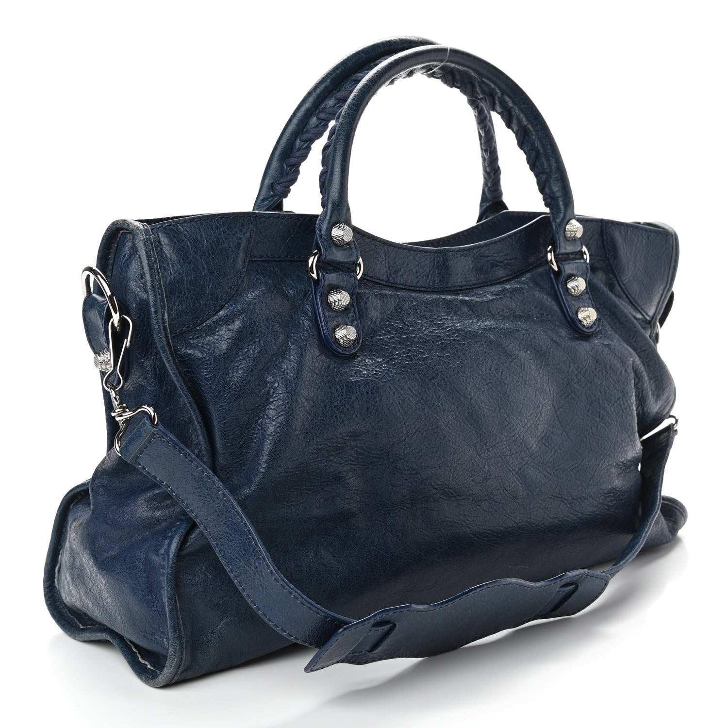 Balenciaga Agneau Giant 12 Silver Hardware City Bleu Mineral Light Bleu Mineral 3 of 11