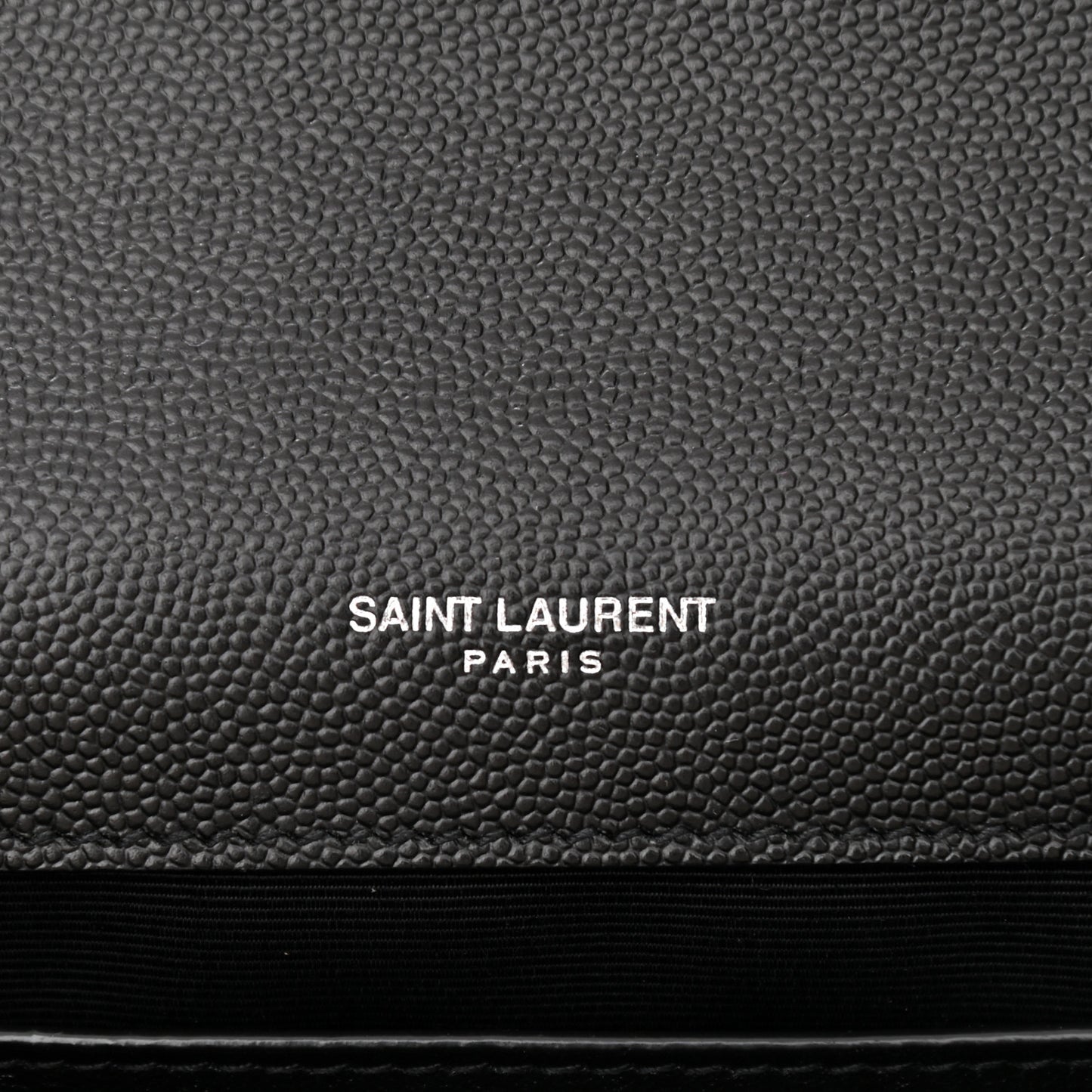 Grain De Poudre Medium Classic Monogram Kate Satchel Black
