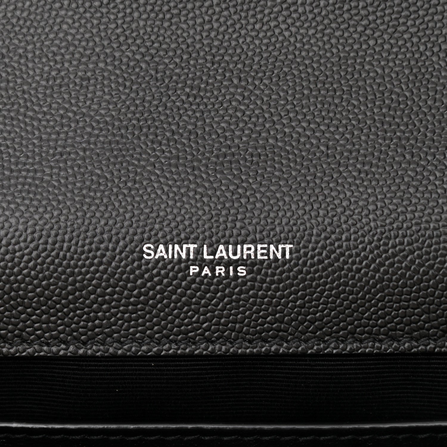 Saint Laurent Grain De Poudre Medium Classic Monogram Kate Satchel Black 6 of 11