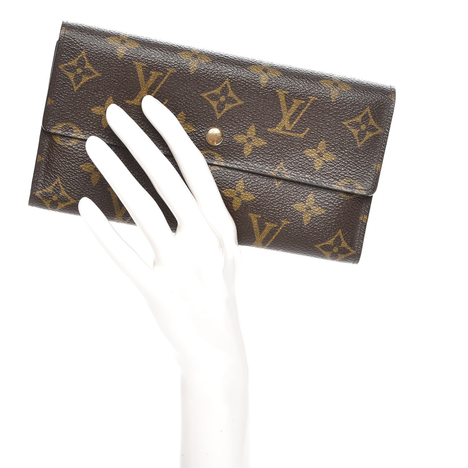 Louis Vuitton Monogram Porte Tresor International Wallet 2 of 7