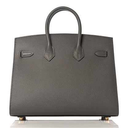Hermes Epsom Birkin Sellier 25 Gris Meyer 4 of 35