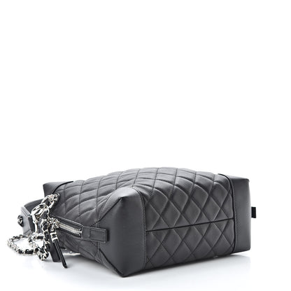 Chanel Lambskin Quilted Messenger Bag Black 4 of 10