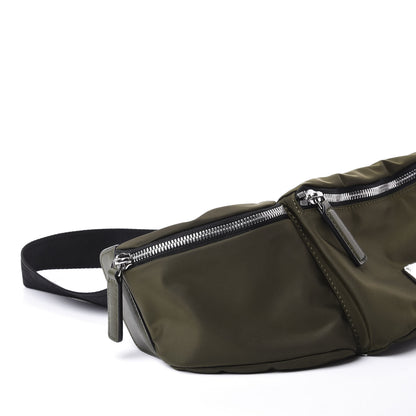 MCM Nylon Jemison Belt Bag Loden Green 7 of 9