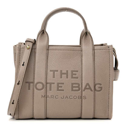 Marc Jacobs Grained Calfskin Small The Tote Bag Taupe 1 of 11