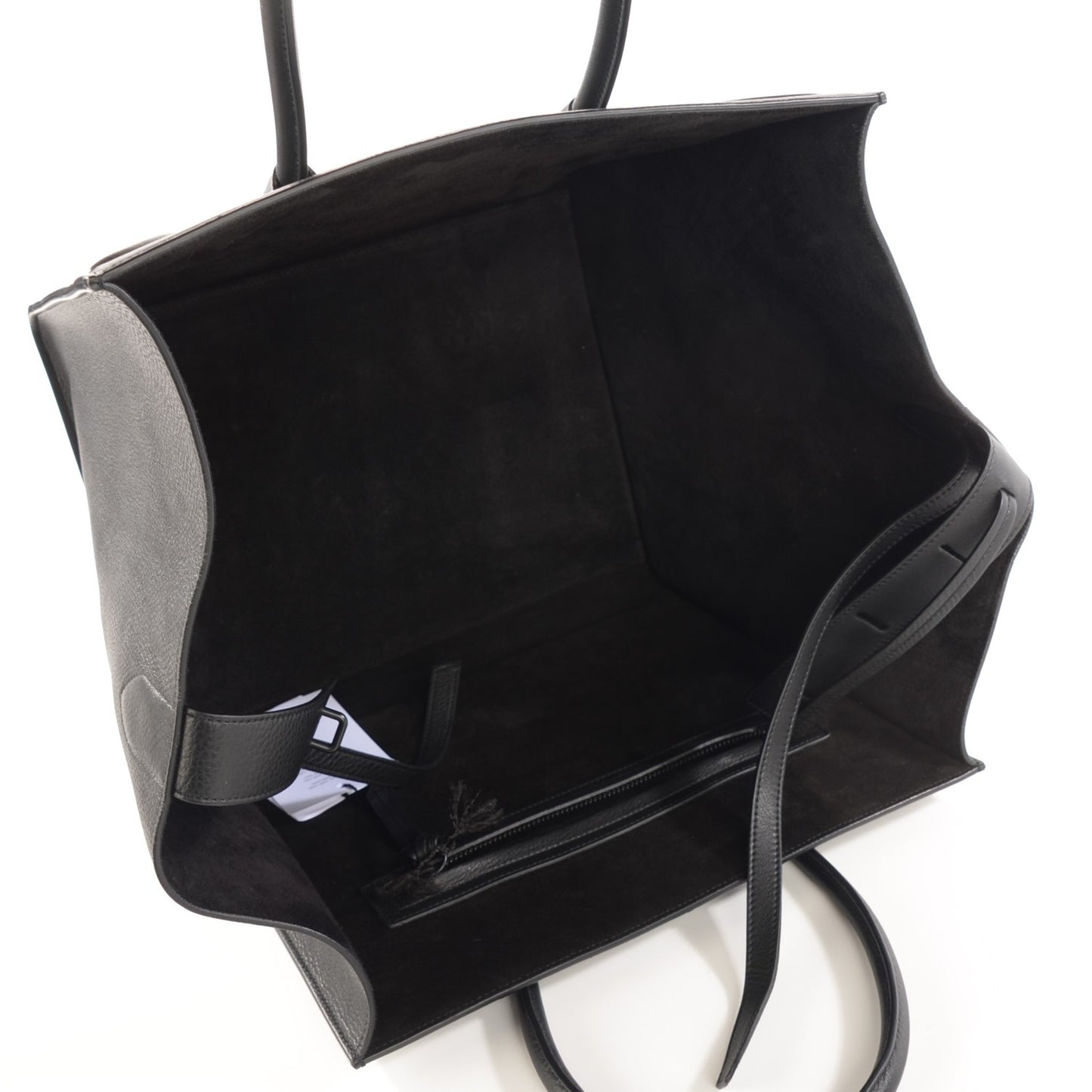Supple Calfskin Medium Phantom Luggage Black