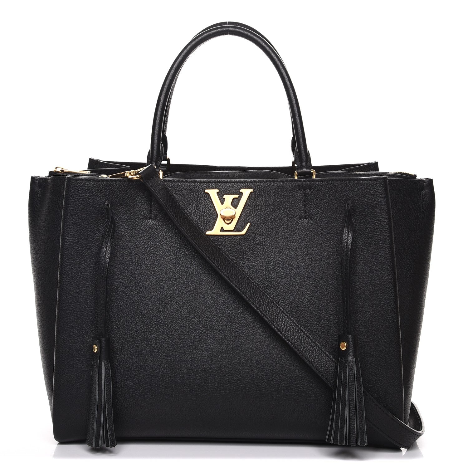 Louis Vuitton Calfskin Lockmeto Black 1 of 8
