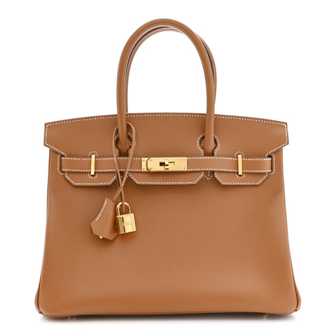 Epsom Birkin 30 Gold