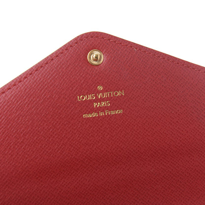 Louis Vuitton Damier Ebene Josephine Wallet Red 8 of 9
