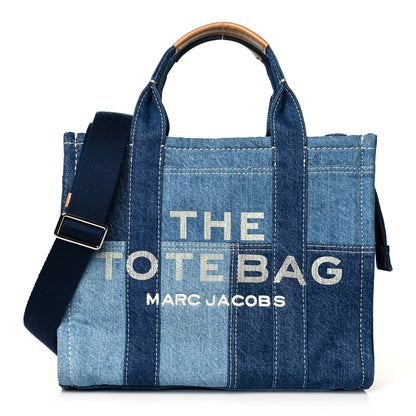 Marc Jacobs Denim Canvas Small Tote Bag Blue 1 of 9