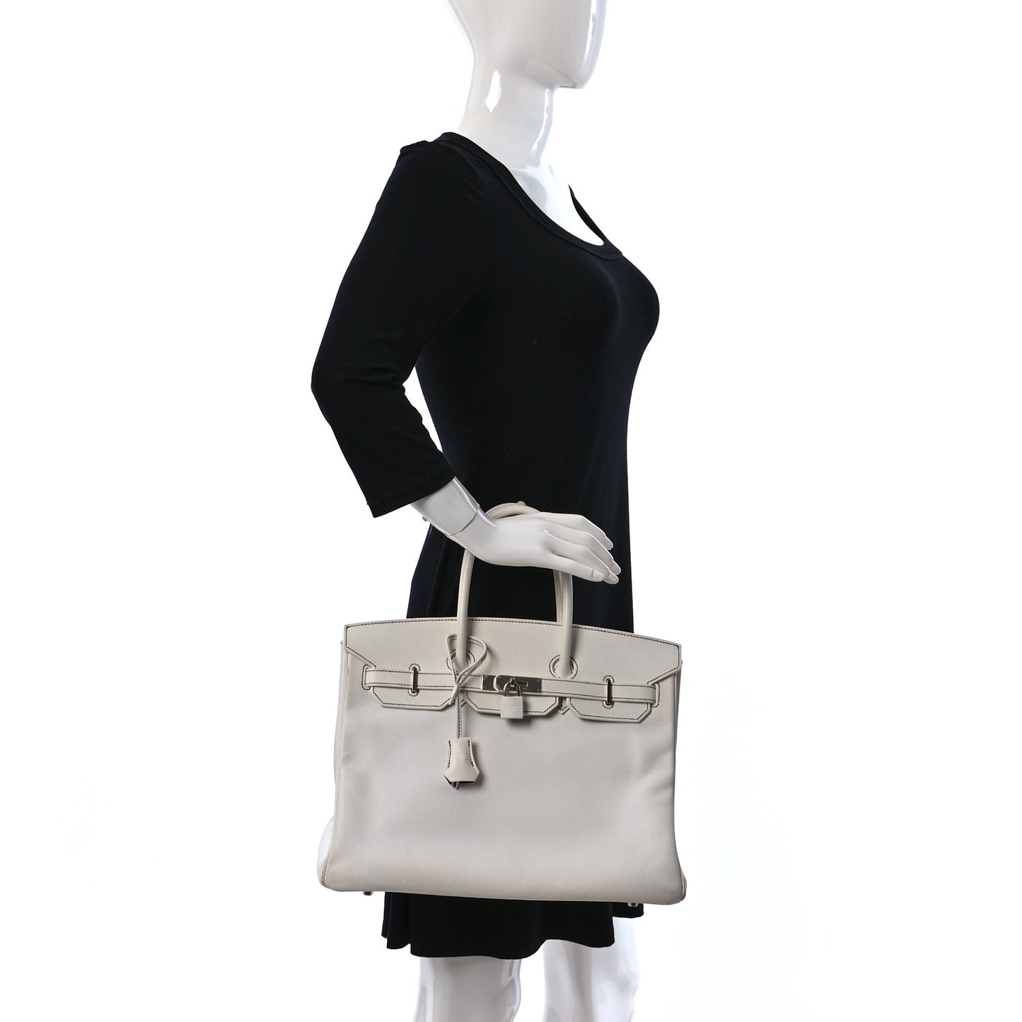 Epsom Horseshoe Birkin 35 White
