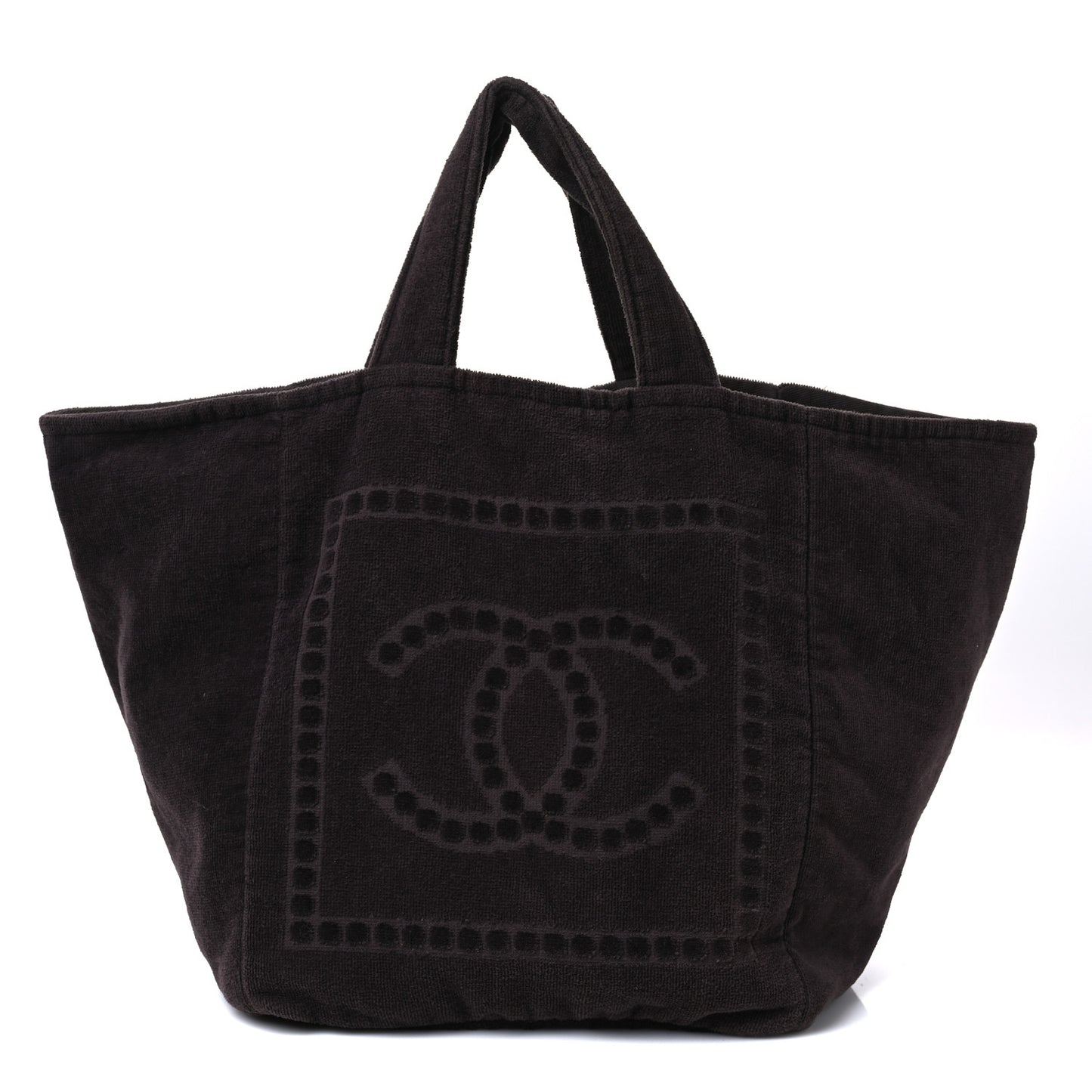 Terry Cotton CC Beach Tote Brown