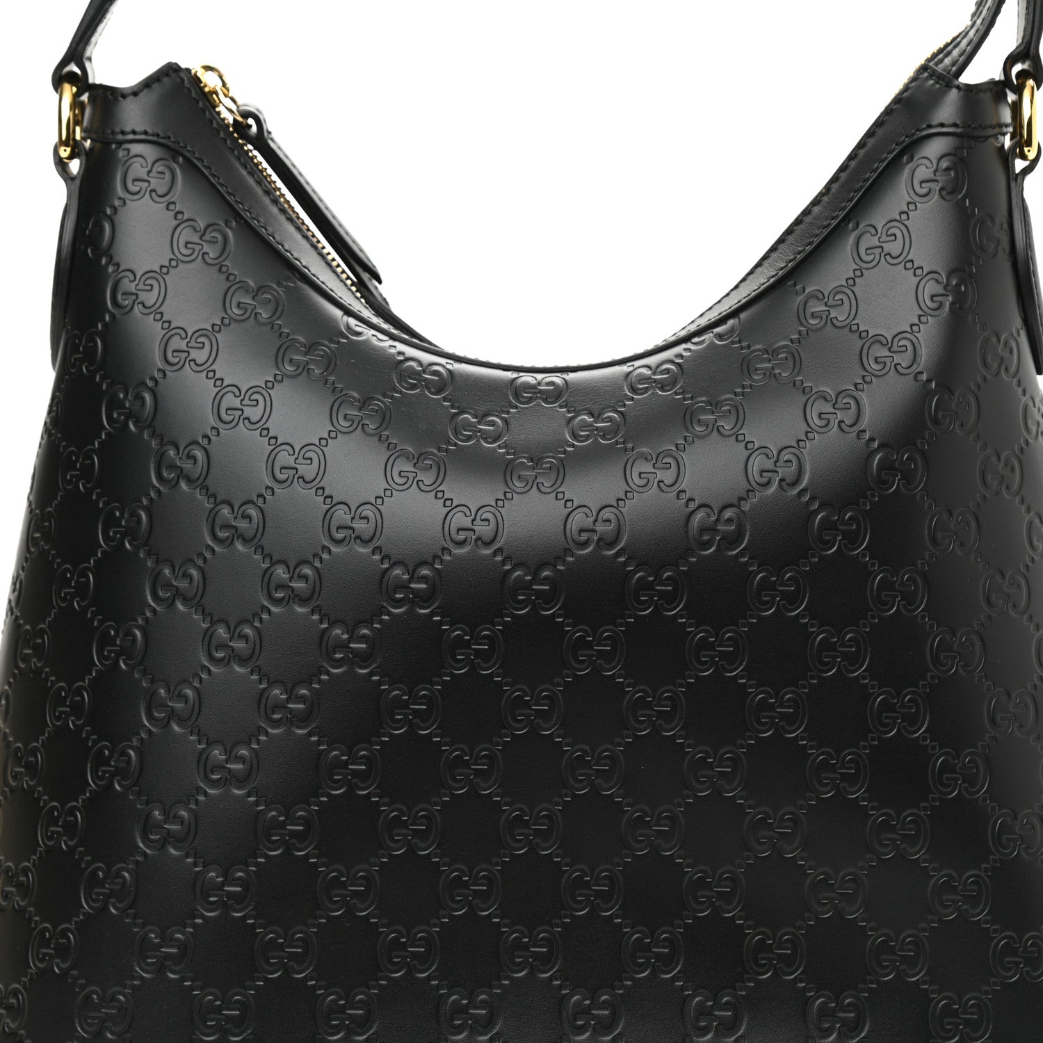 Gucci Guccissima Linea A Hobo Black 8 of 9